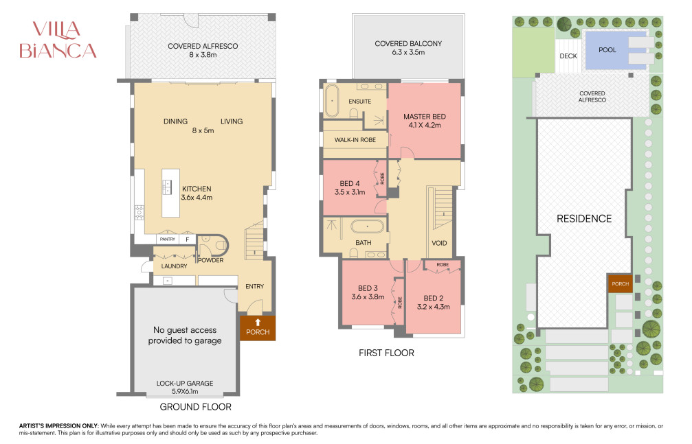 Villa Bianca Floorplan 1 1